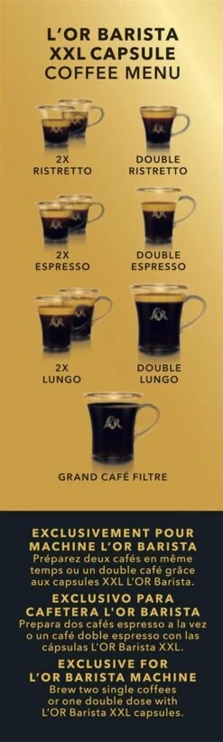 L'OR BARISTA XXL Lungo Profondo (8) - 5 X 10 Koffiecups -KoffieLuxe Aanbiedingen Winkel 361x1200 8