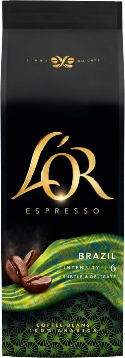 L'OR Espresso Origins Brazil Koffiebonen (6) - 4 X 500 Gram -KoffieLuxe Aanbiedingen Winkel 420x1200