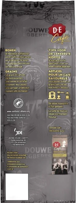 Douwe Egberts D.E Café Espresso Koffiebonen - Intensiteit 7/9 - 4 X 500 Gram 11 Douwe Egberts D.E Café Espresso Koffiebonen - Intensiteit 7/9 - 4 X 500 Gram -KoffieLuxe Aanbiedingen Winkel 453x1200 13