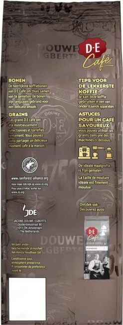 Douwe Egberts D.E Café Delicaat Rond Koffiebonen - Intensiteit 5/9 - 4 X 500 Gram -KoffieLuxe Aanbiedingen Winkel 453x1200 8