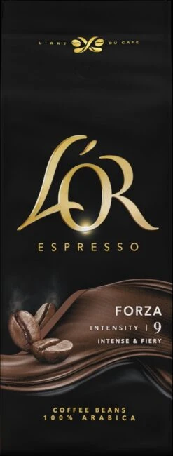 L'OR Forza Koffiebonen (9) - 4x 1000 Gram -KoffieLuxe Aanbiedingen Winkel 456x1200 1