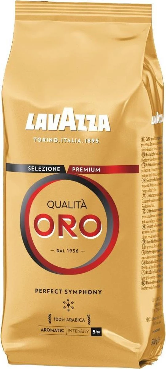 Lavazza Qualità Oro Koffiebonen 6 X 500g 5 Lavazza Qualità Oro Koffiebonen 6 X 500g - Afbeelding 5