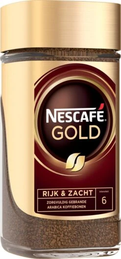 Nescafé Gold Oploskoffie - 6 Potten à 200 Gram -KoffieLuxe Aanbiedingen Winkel 564x1200 1
