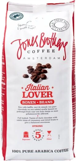 Jones Brothers Coffee Koffiebonen Italian Lover – 6 X 500 Gram