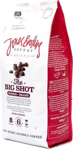 Jones Brothers Coffee The Big Shot Koffiebonen - 6 X 500 Gram -KoffieLuxe Aanbiedingen Winkel 586x1200
