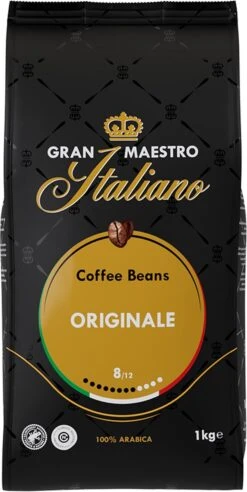 Gran Maestro Italiano - Orginale - Koffiebonen - Bonen Voor Espresso En Lungo - Arabica – 4 X 1kg -KoffieLuxe Aanbiedingen Winkel 602x1200 2