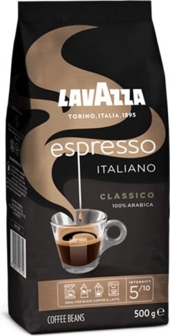Lavazza Espresso Italiano Classico Koffiebonen - 500 Gram X4 -KoffieLuxe Aanbiedingen Winkel 608x1200 2