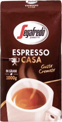 Segafredo Espresso Casa Koffiebonen - 1 Kg -KoffieLuxe Aanbiedingen Winkel 613x1200