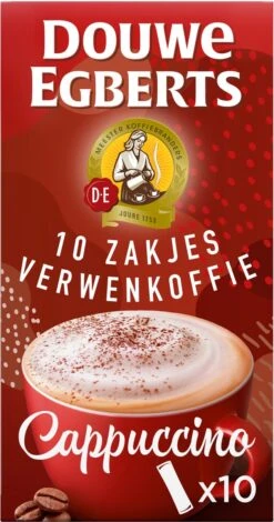Douwe Egberts Verwenkoffie Cappuccino Oploskoffie - 5 X 10 Zakjes 14 Douwe Egberts Verwenkoffie Cappuccino Oploskoffie - 5 X 10 Zakjes -KoffieLuxe Aanbiedingen Winkel 630x1200 1