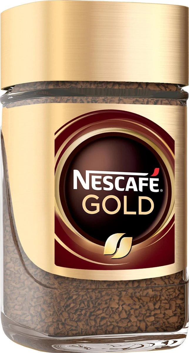 Nescafé Gold Oploskoffie - 12 Potten à 50 Gram 2 Nescafé Gold Oploskoffie - 12 Potten à 50 Gram - Afbeelding 2