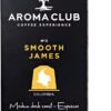 Aroma Club - Nespresso Compatible Capsules (120 St.) - No. 2 Smooth James - Intensiteit 3/5 - Espresso & Lungo - 100% Aluminium Koffiecups