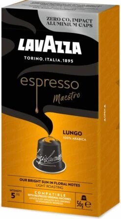 Lavazza Espresso Lungo - Aluminium Nespresso Capsules - 10 Stuks -KoffieLuxe Aanbiedingen Winkel 664x1200 4