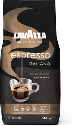 Lavazza Espresso Italiano Classico Koffiebonen - 500 Gram X6 -KoffieLuxe Aanbiedingen Winkel 691x1200 1