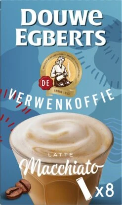 Douwe Egberts Verwenkoffie Latte Macchiato Oploskoffie - 5 X 8 Zakjes -KoffieLuxe Aanbiedingen Winkel 713x1200 3