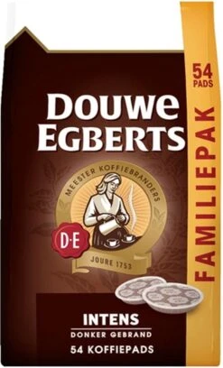 Douwe Egberts Intens Koffiepads - 4 X 54 Pads -KoffieLuxe Aanbiedingen Winkel 727x1200 4