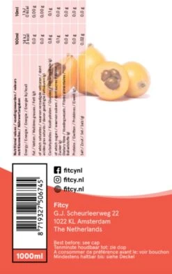 Fitcy | Koffiesiroop | Amaretto | Barista Syrup | Zero | Vegan | Vetvrij | Suikervrij | Keto-vriendelijk | Koffie | Siroop | MET DOSEERPOMP | 1L -KoffieLuxe Aanbiedingen Winkel 757x1200