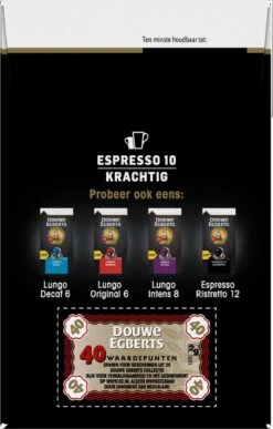 Douwe Egberts Espresso Krachtig (10) - 5 X 40 Koffiecups 17 Douwe Egberts Espresso Krachtig (10) - 5 X 40 Koffiecups -KoffieLuxe Aanbiedingen Winkel 766x1200