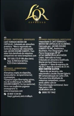 L'OR Espresso Forza Koffiecups - Intensiteit 9/12 - 4 X 40 Capsules -KoffieLuxe Aanbiedingen Winkel 770x1200 2