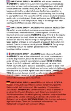 Fitcy | Koffiesiroop | Amaretto | Barista Syrup | Zero | Vegan | Vetvrij | Suikervrij | Keto-vriendelijk | Koffie | Siroop | MET DOSEERPOMP | 1L -KoffieLuxe Aanbiedingen Winkel 770x1200 6