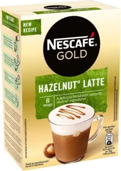 Nescafé Gold Hazelnoot Latte Oploskoffie - 6 Doosjes à 8 Zakjes 9 Nescafé Gold Hazelnoot Latte Oploskoffie - 6 Doosjes à 8 Zakjes -KoffieLuxe Aanbiedingen Winkel 855x1200