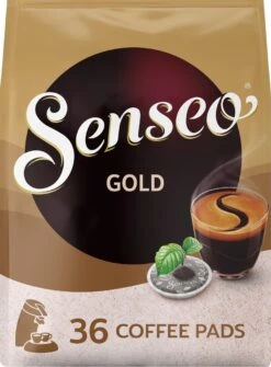 Senseo Gold Koffiepads - 5/9 Intensiteit - 10 X 36 Pads -KoffieLuxe Aanbiedingen Winkel 886x1200