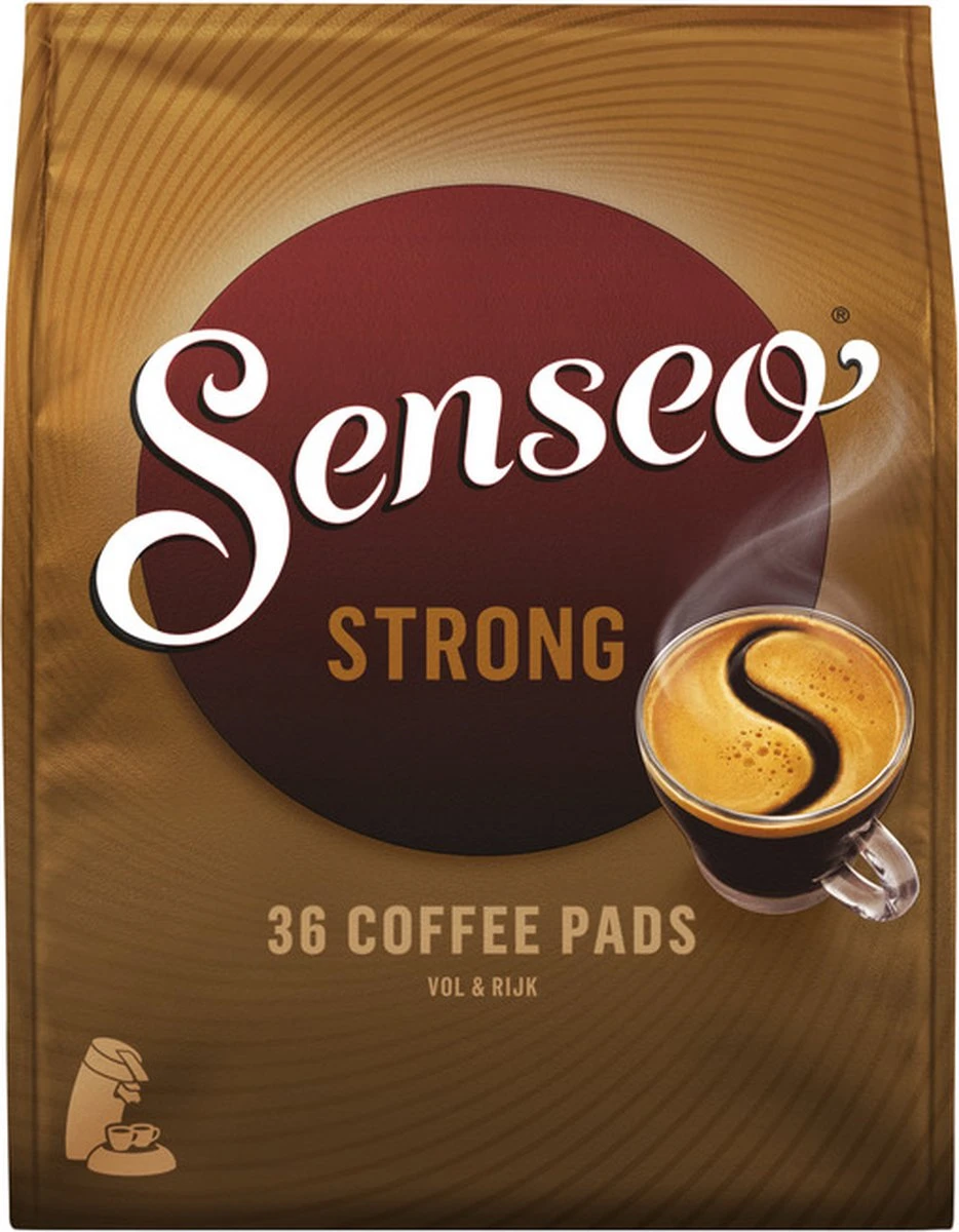 Senseo Strong Koffiepads - 7/9 Intensiteit - 10 X 36 Pads 11 Senseo Strong Koffiepads - 7/9 Intensiteit - 10 X 36 Pads - Afbeelding 11
