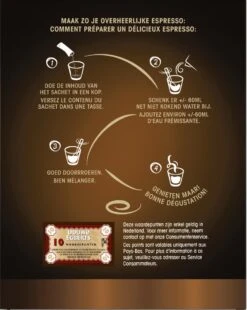 Douwe Egberts Espresso Sticks Oploskoffie - 6 X 25 Zakjes 9 Douwe Egberts Espresso Sticks Oploskoffie - 6 X 25 Zakjes -KoffieLuxe Aanbiedingen Winkel 957x1200