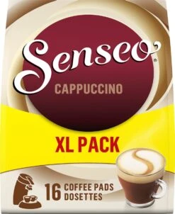 Senseo Cappuccino Koffiepads - 2/9 Intensiteit - 4 X 16 Pads - Voordeelverpakking -KoffieLuxe Aanbiedingen Winkel 981x1200 1
