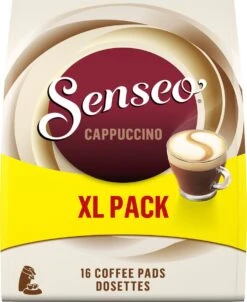 Senseo Cappuccino Koffiepads - 2/9 Intensiteit - 4 X 16 Pads - Voordeelverpakking -KoffieLuxe Aanbiedingen Winkel 982x1200 1